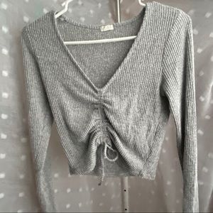 garage cinch top grey